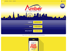 Tablet Screenshot of ambercars.com